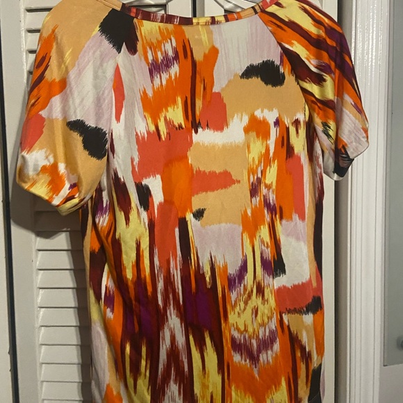 NWT Colorful SoCa by St. John blouse size medium and 100% silk - Picture 12 of 12